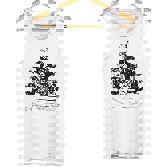 バイク オリジナル作品 タトゥーバイカーv650-Twin Cafe タンクトップ - Kawaiitshirt