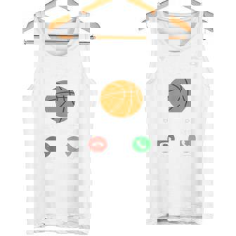 バスケットボール、着信、おもしろ、おもしろ服、バスケットボール、ギフト、メンズ、おもしろグッズ、バスケットボール部、ウケ タンクトップ - Kawaiitshirt