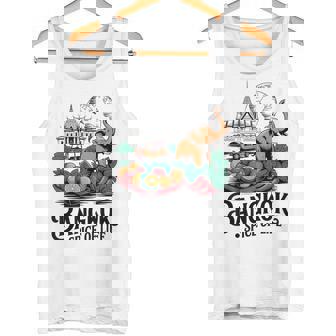 バンコク タイ 象 寺 果物 お土産 タンクトップ - Kawaiitshirt