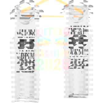 レトロ ベトナム バケーション 2026 旅行 ビーチ 旅行 マッチング タンクトップ - Kawaiitshirt