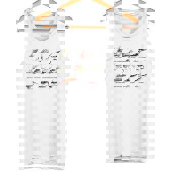 ヴィンテージ フライフィッシングルアー カラーtシャツ タンクトップ - Kawaiitshirt