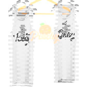 桃 かわいい 可愛い 服 桃 イラスト タンクトップ - Kawaiitshirt