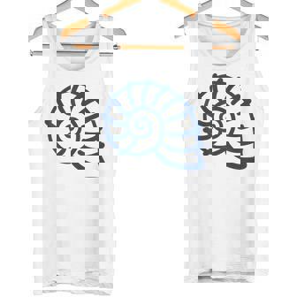 海のユーモア シンプルでミニマルな貝殻 貝殻 タンクトップ - Kawaiitshirt