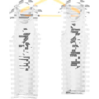 猫ねこ日本語 カタカナキャラクター カラーペンシル タンクトップ - Kawaiitshirt