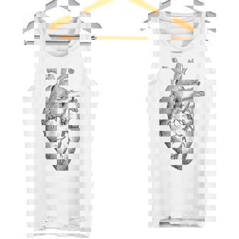 解剖学的に正しい人間の心臓tem Aorta Cardio タンクトップ - Kawaiitshirt