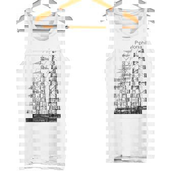 送電鉄塔 -Pylonphilia- タンクトップ - Kawaiitshirt