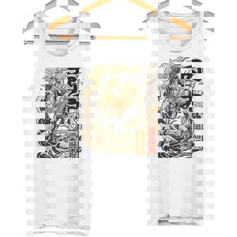 還暦 60歳 丙午 1966年生まれ 火の馬 和柄 波と炎の馬 ヴィンテージ 祝い デザイン タンクトップ - Kawaiitshirt