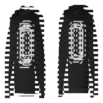 0番チームゼロ スポーツ グランジ 代表チームマッチング 長袖Tシャツ - Kawaiitshirt