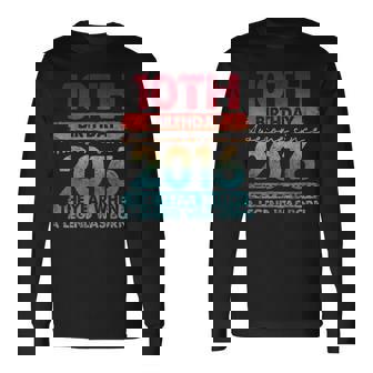 10 Year Old Vintage 2016 Limited Edition 10Th Birthday Long Sleeve T-Shirt - Monsterry