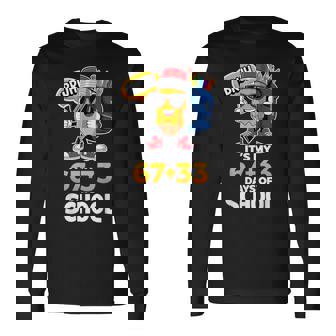 100Th Day Of School 67 100 Days Of School Long Sleeve T-Shirt - Thegiftio