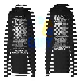 11 Years Capy Birthday To Me Boys 11Th Birthday Capybara Long Sleeve T-Shirt | Mazezy