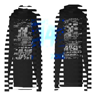 14 Year Old For Boys 14Th Birthday Boy 14 Year Old Boy Long Sleeve T-Shirt | Mazezy