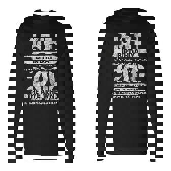 16 Year Old Vintage 2010 Limited Edition 16Th Birthday Long Sleeve T-Shirt | Mazezy