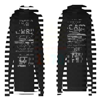 1970年生まれ、56歳の誕生日 クラシックカー 長袖Tシャツ - Kawaiitshirt