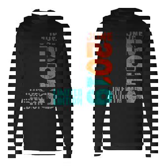 2019年6月 2019年 レトロ 2019年 ヴィンテージ 2019年創業 長袖Tシャツ - Kawaiitshirt