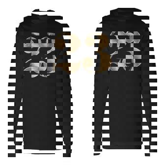 23 23 誕生日 お気に入り 数字 フルール・ド・リス 長袖Tシャツ - Kawaiitshirt