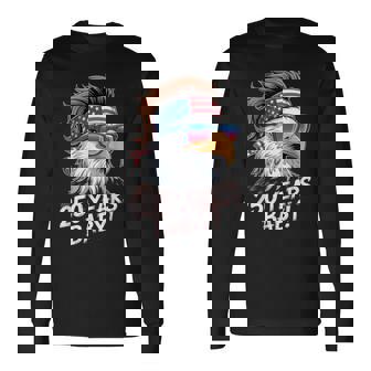 250 Years Baby American Bald Eagle Usa 250Th Anniversary Long Sleeve T-Shirt | Seseable FR