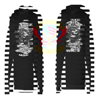 250Th Birthday 1776 2026 Eagle Flag Patriotic Anniversary Long Sleeve T-Shirt | Seseable UK