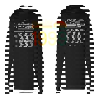 26th Wedding Anniversary 26 Years Best Husband Since 1999 Long Sleeve T-Shirt | Mazezy