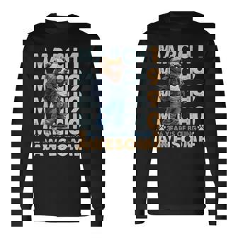 36Th Birthday Cool Bear March 1990Intage 36 Years Old 長袖Tシャツ - Kawaiitshirt