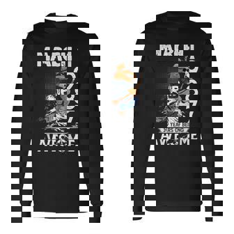 39Th Birthday Legends March 1987Intage 39 Years Old 長袖Tシャツ - Kawaiitshirt