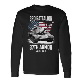 3Rd Battalion 37Th Armor M60 Battle Tank Military Veteran Long Sleeve T-Shirt - Thegiftio UK
