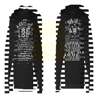 40 Cumpleaños Hombre 40 Años Regalos Hecho En 1985 Camiseta de manga larga - Regaloses