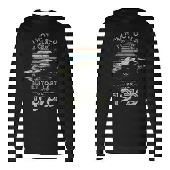 46 Cumpleaños Nacido En 1979 Coche Clásico Camiseta de manga larga - Regaloses