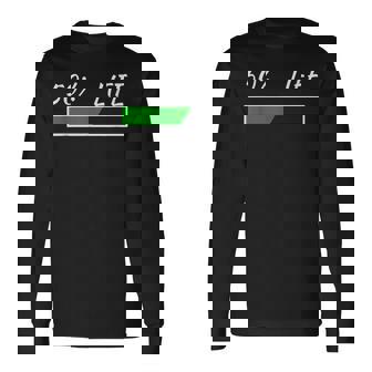 50Th Birthday 50 Life 50 Years Life Loading Bar 50 Percent 長袖Tシャツ - Kawaiitshirt