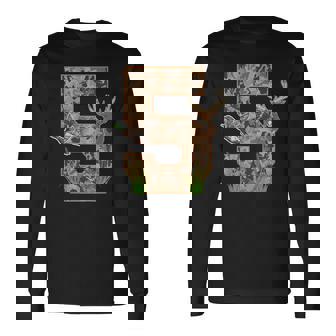 5Th Hunting Birthday 5 Year Old Hunter Birthday Party Long Sleeve T-Shirt | Seseable CA