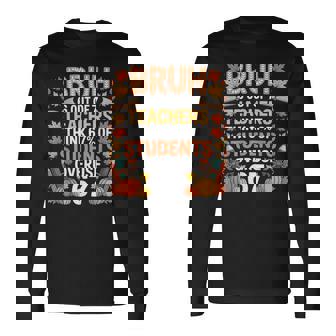 6 Out Of 7 Teachers Think 67 Of Students Overuse 67 Autumn Long Sleeve T-Shirt - Monsterry