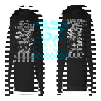 I Was 6 Now I'm 7 67 Six Seven 7 Year Old 6 7 Birthday Boys Long Sleeve T-Shirt - Monsterry