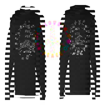 60S 70S Hippie Costume T-shirt à manches longues - Cadeauxyz