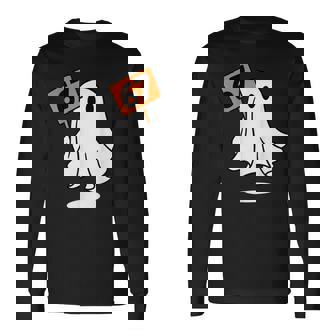 67 Meme Humor 6-7 Sixseven Ghost Halloween Long Sleeve T-Shirt - Seseable