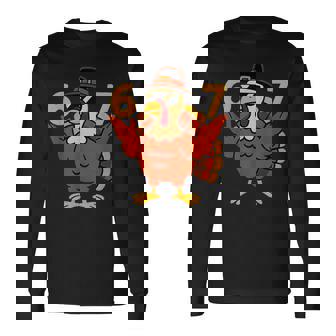 67 Meme Thanksgiving Turkey Hands 6-7 Brainrot Six Seven Long Sleeve T-Shirt - Thegiftio