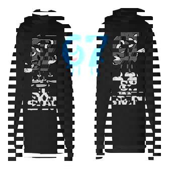 67 シックスセブン 6-7 Gen Alpha イタリアンブレインロットゲームミーム 長袖Tシャツ - Kawaiitshirt