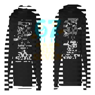 67 シックスセブン 6-7 面白いイタリアンブレインロットスラングゲームミーム 長袖tシャツ 長袖Tシャツ - Kawaiitshirt