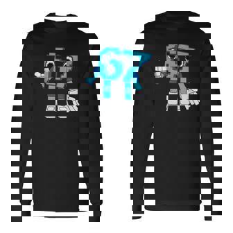 67 シークレットブレイン イタリアンシックスセブン ビデオゲーム 長袖Tシャツ - Kawaiitshirt