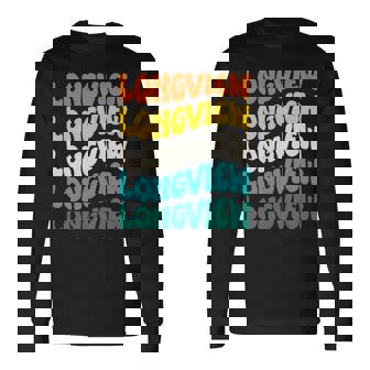 70S Longview 70年代のロングビュー 長袖tシャツ 長袖Tシャツ - Kawaiitshirt