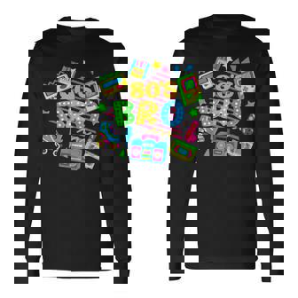 This Is My 80S Bro 80'S 90'S Theme Party Outfit 1980 Costume Long Sleeve T-Shirt | Mazezy