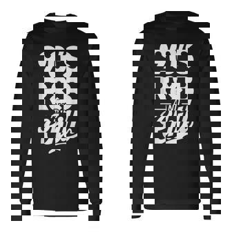 90's R&b And Chill Retro Cool Love 90s R&b Chill Long Sleeve T-Shirt | Mazezy