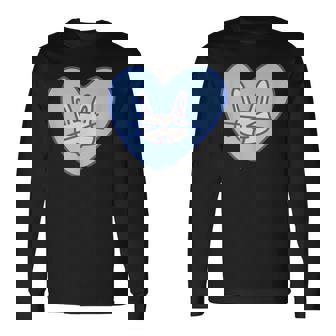 90S Y2k Cheeky Cat In Heart Long Sleeve T-Shirt - Thegiftio