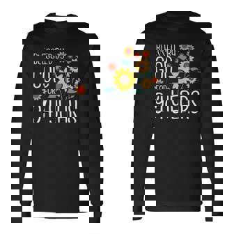 94歳の神に祝福され 可愛いひまわり 94歳の誕生日 長袖tシャツ 長袖Tシャツ - Kawaiitshirt