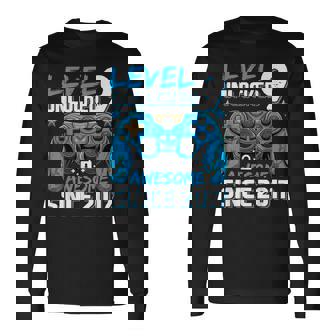 9Th Birthday Boy Level 9 Gamer 9 Year Video Game Party Long Sleeve T-Shirt - Monsterry