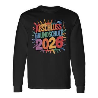 Abschluss Grundschule 2026 Grundschule Absolvent Abgänger Langarmshirts - Geschenkecke