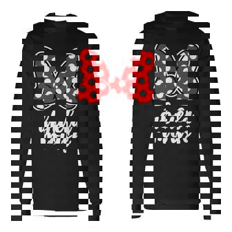 Abuela Mouse Family Vacation Bow Long Sleeve T-Shirt - Thegiftio