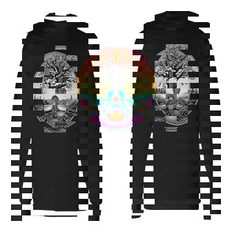 Acoustic Guitar Tree Of Life Lake & Forest Nature Guitarist Long Sleeve T-Shirt | Seseable CA