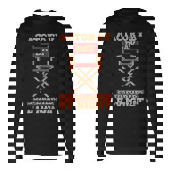 Actor Cine Teatro Actuación Actor Camiseta de manga larga - Regaloses