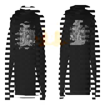 African Big Five African Animal Safari Animals Safari Long Sleeve T-Shirt | Mazezy