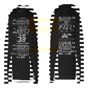 Agosto 1955Intage Maglia 70 Compleanno Anni Uomo Donna Maglietta a maniche lunghe - Novitaregali